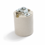 JY-2603 E26 porcelain keyless lampholder with customizable bracket design