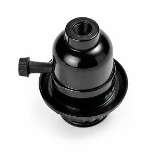 JY-2613 E26 phenolic lampholder with rotary knob switch