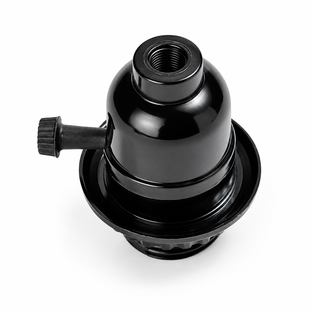 JY-2613 E26 phenolic lampholder with rotary knob switch