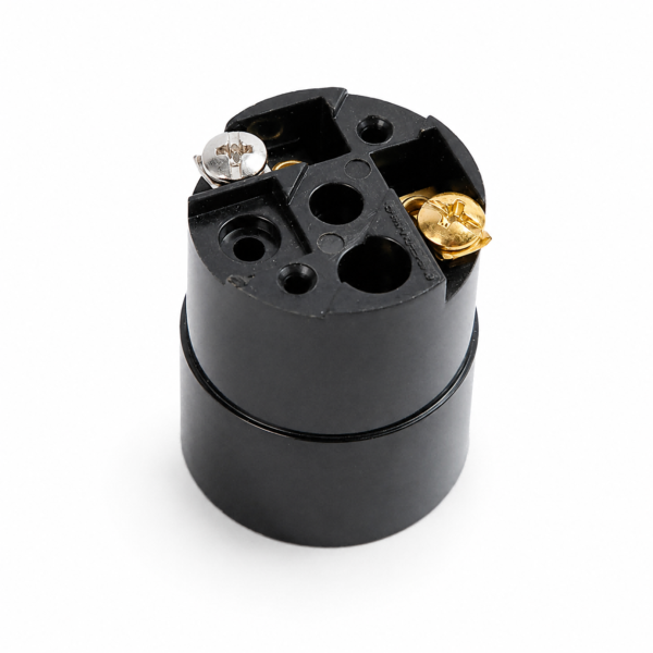 JY-2604 E26 phenolic keyless lampholder with optional bracket and wire leads