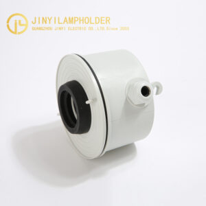 Front view of JY-2602 waterproof lampholder