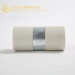 End view of twin E26 porcelain lamp socket