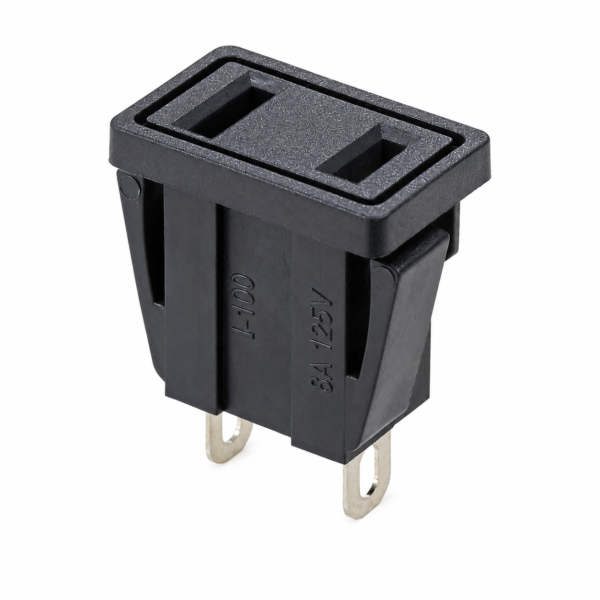 I-100 NEMA 1-15R Receptacle Nylon PA66 8A; 125V; 8a; 125v