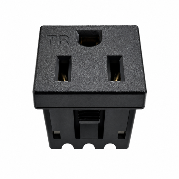 I-101A NEMA 5-15R Receptacle Nylon PA66 15A; 125V; 15a; 125v