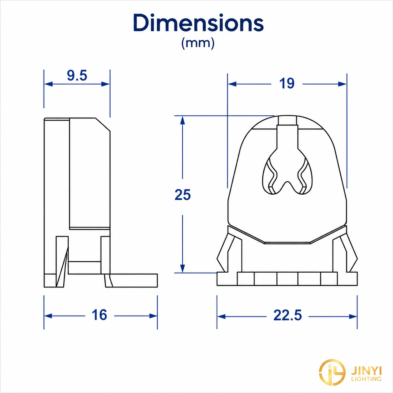 T503 T5 Lamp Holder Plastic 600V; 75W