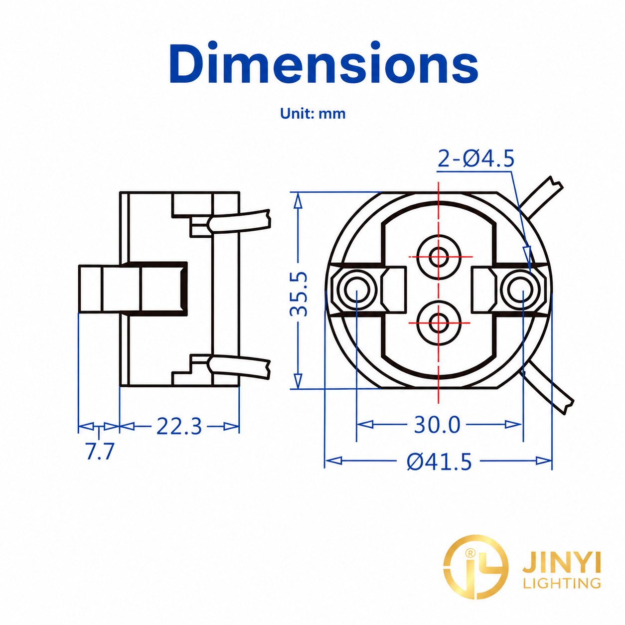 DH-01 G12 Receptacle Ceramic 600W; 1000V