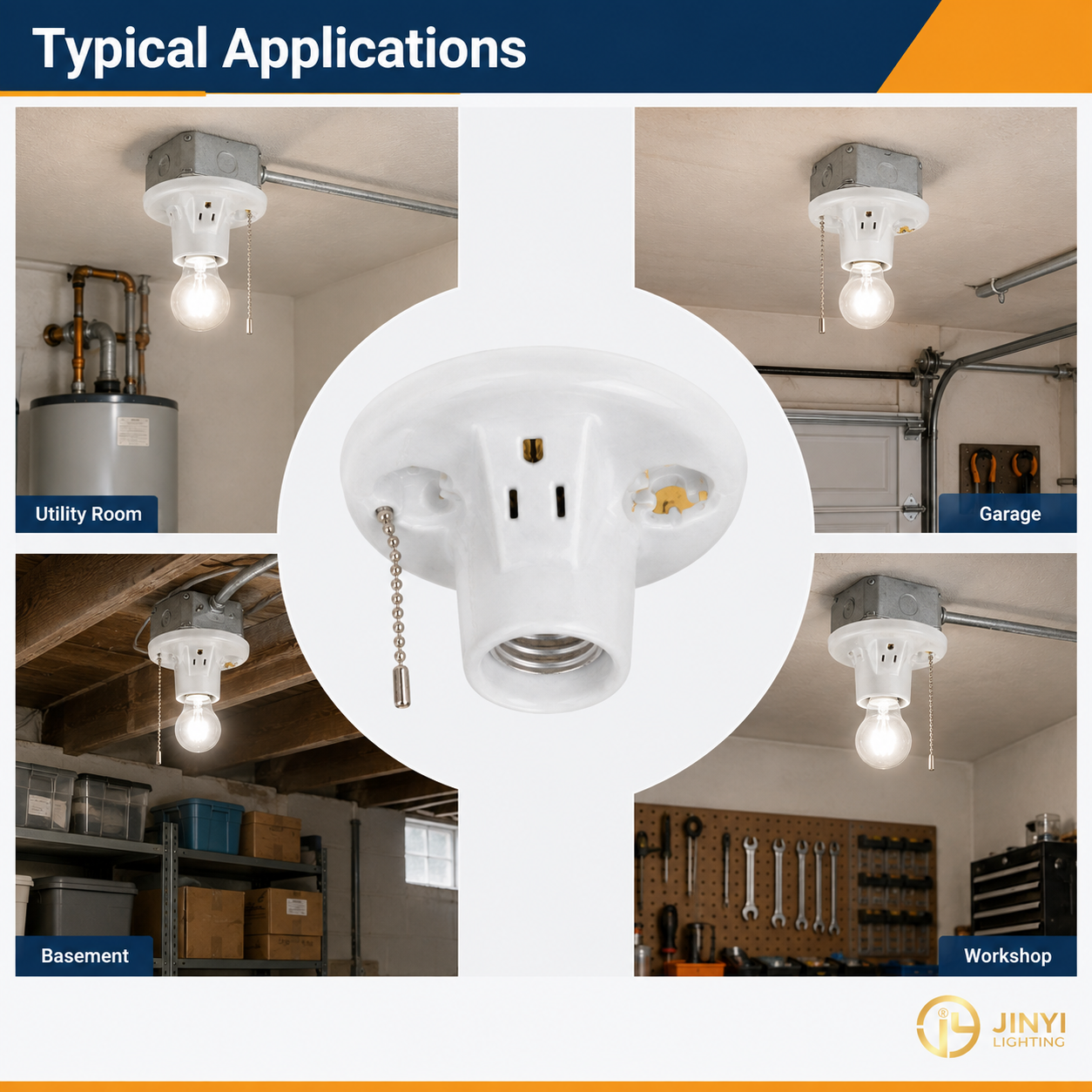A-68 Lighting Switch Porcelain 660W; 125V
