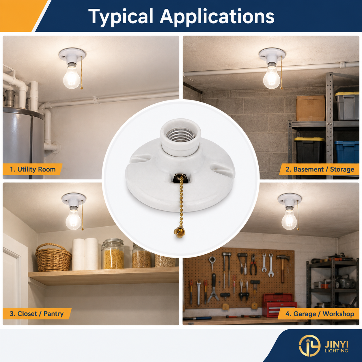 A-98 Lighting Switch Porcelain 660W; 250V