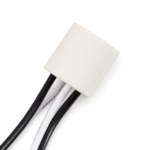 JY-220 Electrical Receptacle Porcelain / Ceramic side view