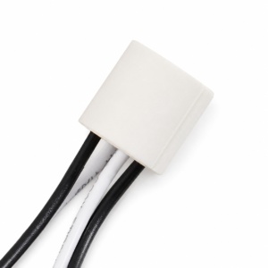 JY-220 Electrical Receptacle Porcelain / Ceramic side view