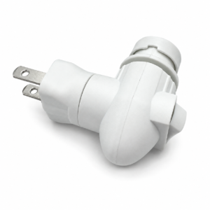 JY-7100 E12 Receptacle Plastic 110V side view