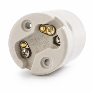 GE-6040 E39 Lamp Holder Ceramic / Copper 4KV; 600V; 1500W; 4kv; side view
