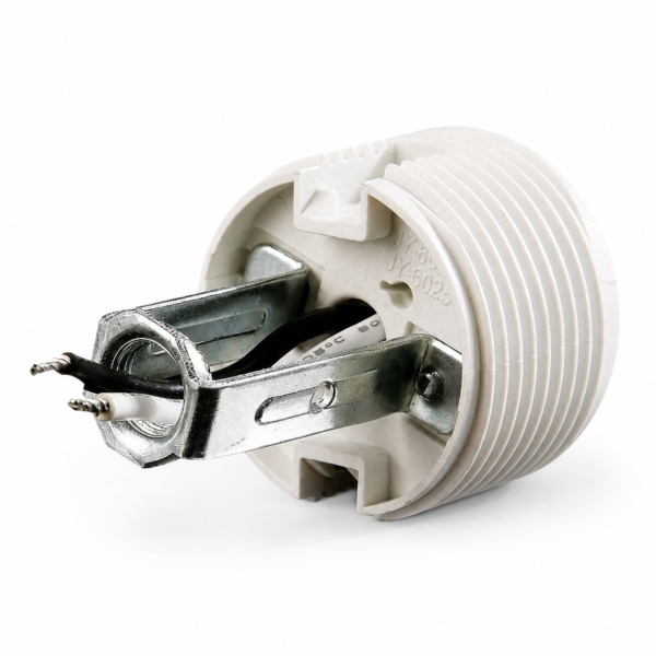 JY-6025 GU24 Receptacle Plastic 600v; 660w mounting view