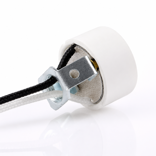 SC-10 GU10 Lamp Holder Porcelain 250W; 250V; 1w; 250w; 250v mounting view