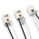 JY-501 T5 Receptacle PC plastic / Plastic mounting view