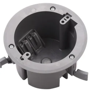 JINYI 4 1 4 inch pvc old work round ceiling boxes - angled