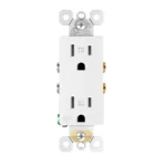 JINYI decora tamper and weather resistant receptacles 15a 20a - front