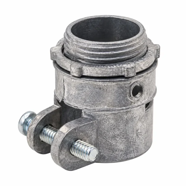 JINYI flexible metal conduit squeeze connectors - angled