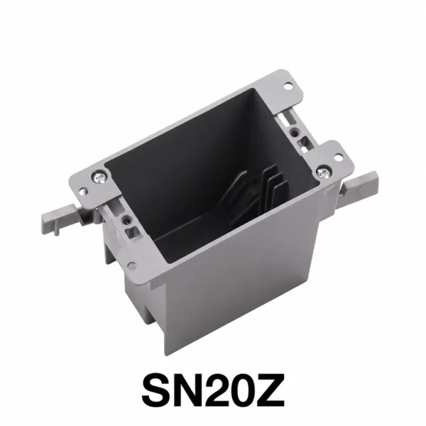 JINYI pvc old work electrical boxes 1 gang - angled