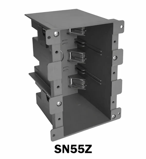JINYI pvc old work electrical boxes 3 and 4 gang - angled