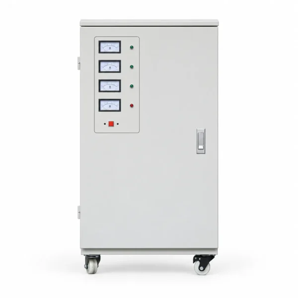 JINYI three phase voltage stabilizer 30 50 100kva - front