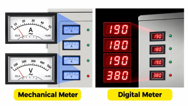 JINYI three phase voltage stabilizer 30 50 100kva - meter options