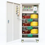 JINYI three phase voltage stabilizer 30 50 100kva - open cabinet